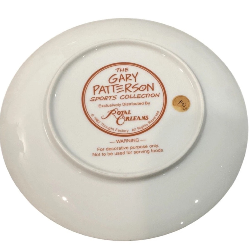 Vintage Gary Patterson The Weekend Warrior Collector Plate 1980s - Picture 4 of 5